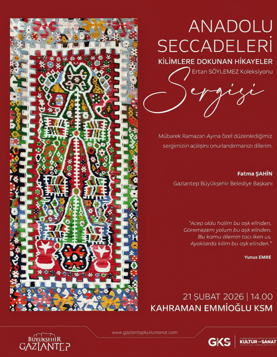 ''ANADOLU SECCADELERİ: KİLİMLERE DOKUNAN HİKAYELER'' SERGİSİ SANATSEVERLERLE BULUŞUYOR