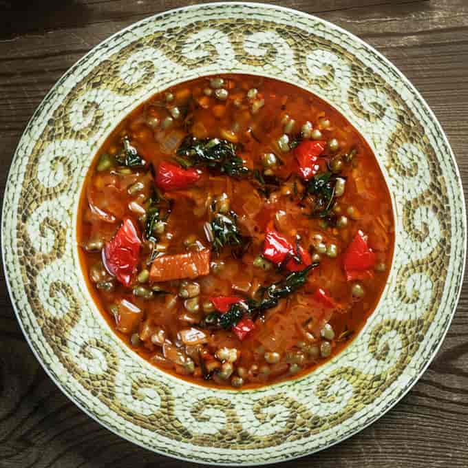 Grüne Mungbohnensuppe