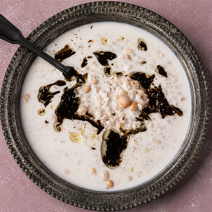 شوربة البرغل باللبن